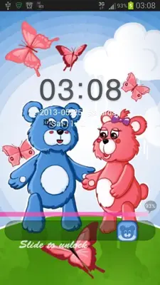 GO Locker Theme Teddy Bears android App screenshot 0